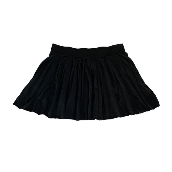 Black Circle Skater Mini Skirt Size 6 XS - Picture 1 of 4